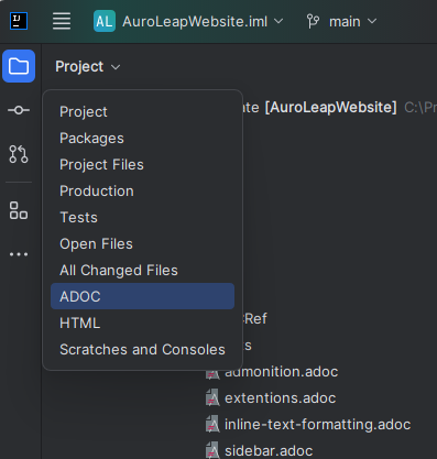 IntelliJViewFilter